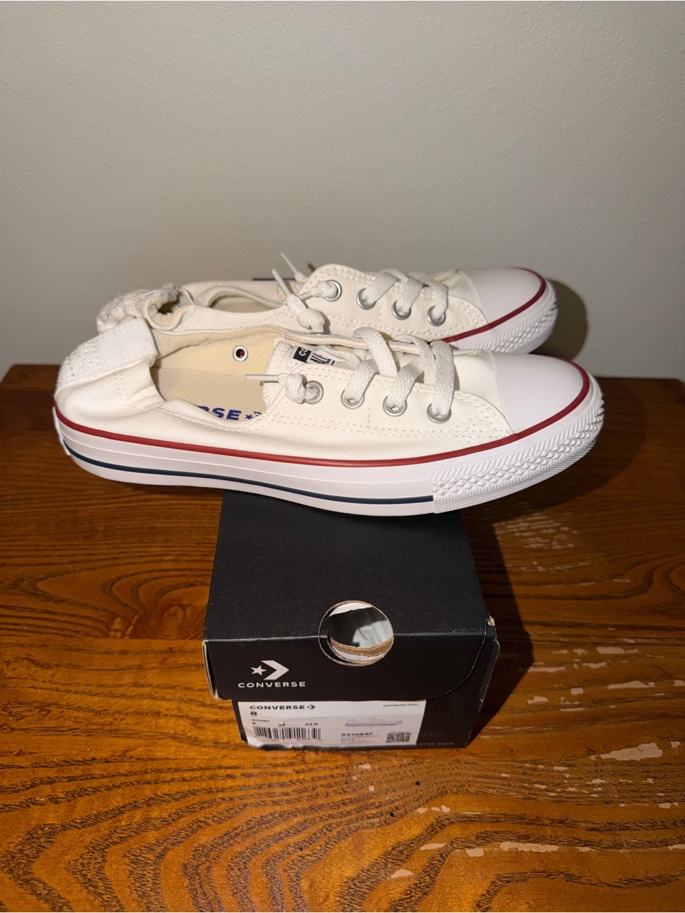 Converse CT Shoreline Slip-Ons White Women’s 8 New in Box